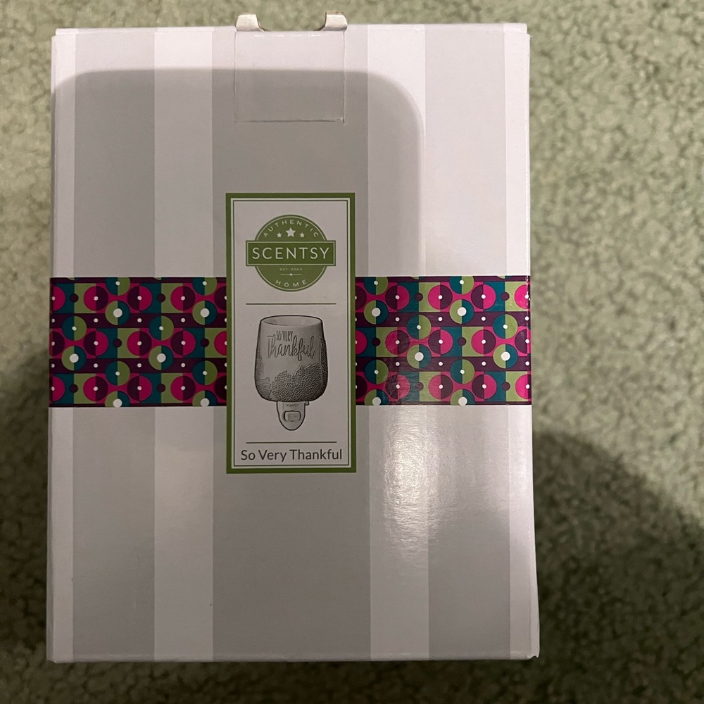 Scentsy plug in warmer SO VERY  THANKFUL